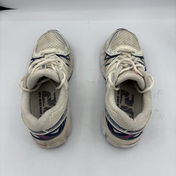 Asics Sneakers Mens Size 6.5 Sportstyle Gel-Kayano 20 Creme Deep Marine Running - Picture 6 of 10